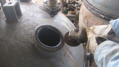 搪玻璃反应釜修补